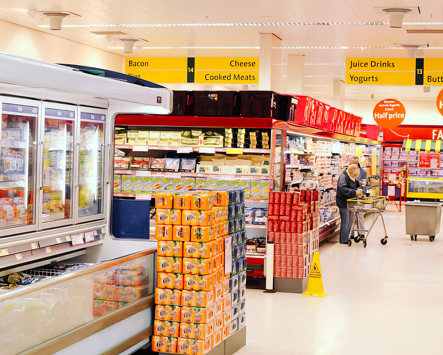 destratification energy efficient fans for grocery stores