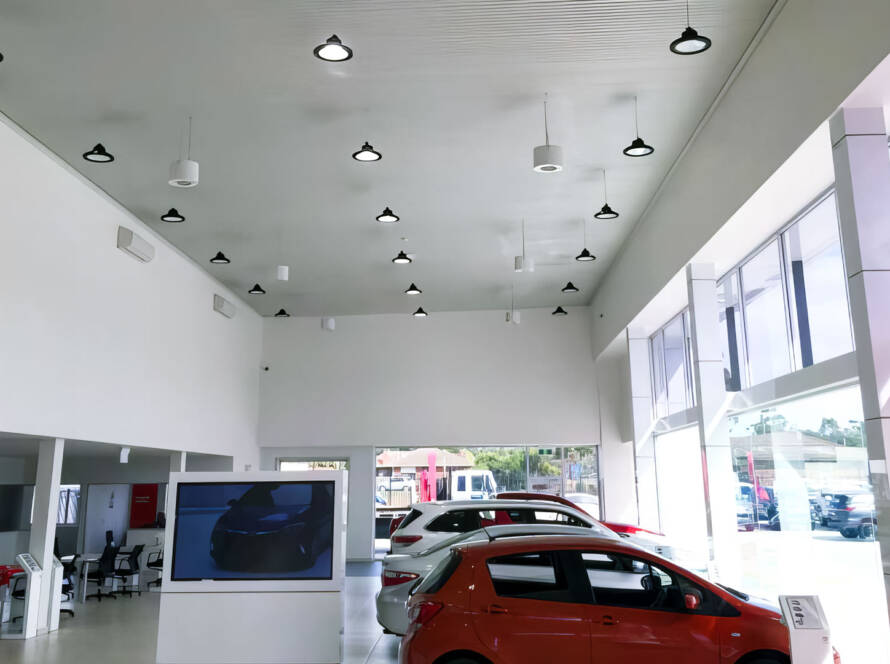 destratification fans for auto dealerships