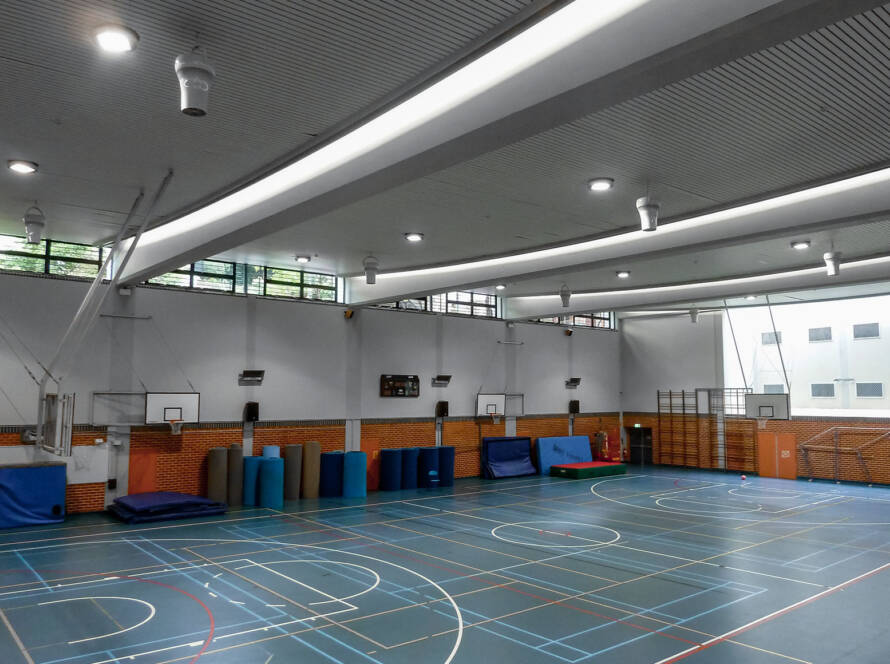 Sports Hall Cooling Solution