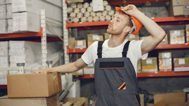 Indoor heat safety in warehouses